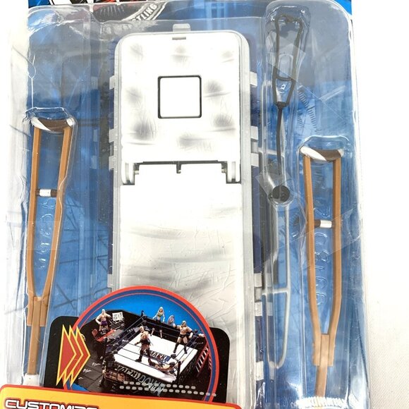 WWF Ring Gear Series 4 Stretcher and Crutches Jakks Pacific 2001 - Picture 6 of 7
